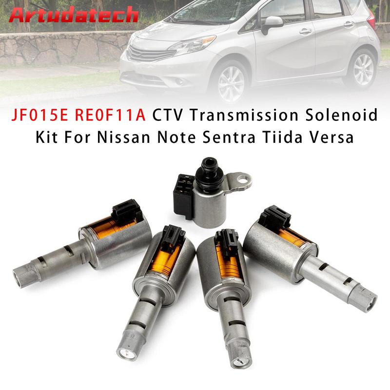 Artudatech JF015E RE0F11A CTV Transmission Solenoid Kit For Nissan Note Sentra Tiida Versa
