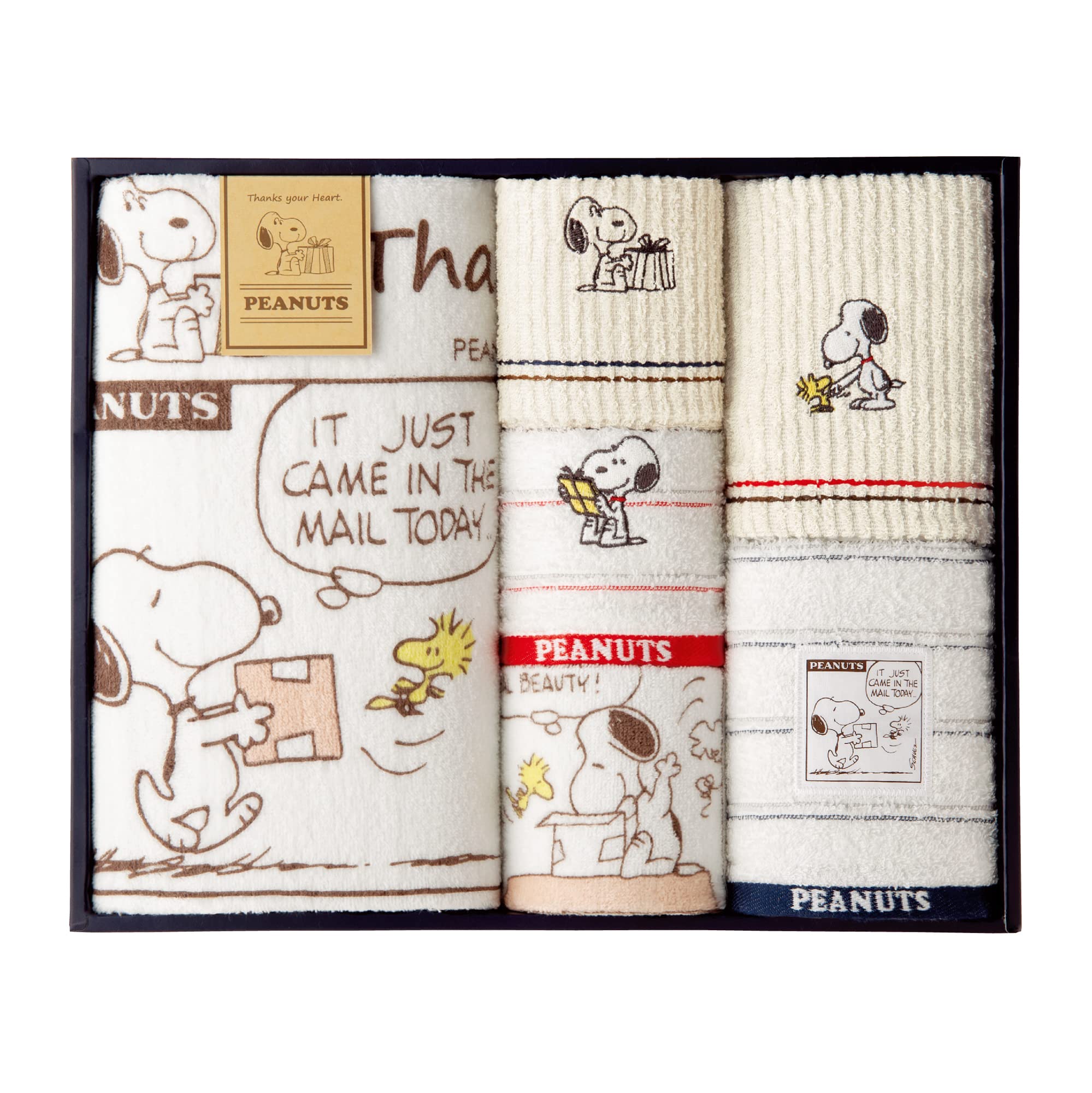 

Подарочный набор полотенец Nishikawa Snoopy, 31x38x6см, Стираемый, Спасибо вашим сердцам , Сделано в Японии, TT81500605