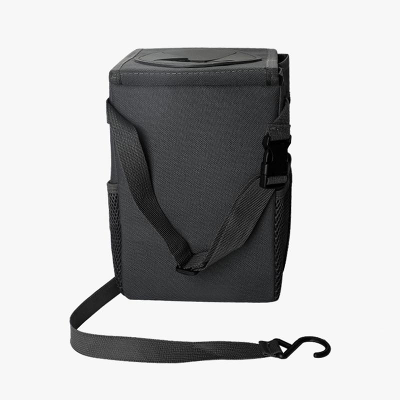 Car Trash Can With Lid Leakproof Trash Bin Car Garbage Can Collapsible Auto Truck Storage Bag Organizer Car Accessories