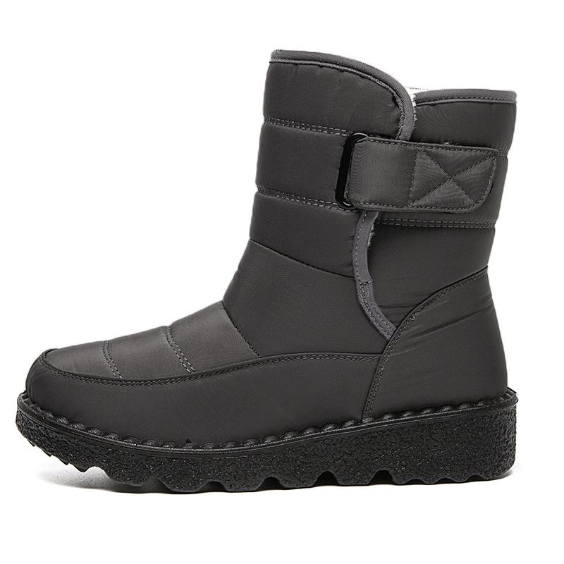 Fashion Snow Boots Woman Plus Size Shoes Woman Platform Women Shoes Plush Waterproof Mid High Boots Casual Boots Women Botas Mujer