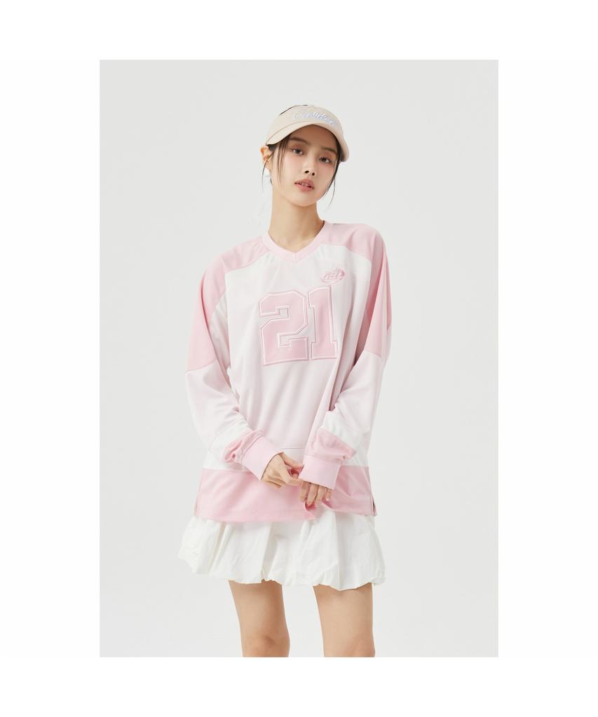 Goldeunbeeo (W) Mesh Hybrid Long T-Shirt G5Tam26351Pix