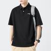 Li Ning Table Tennis Collection Casual Sportswear Men's Black Short Sleeved Shirt+Black Shorts APLU751-1+AKSU747-1