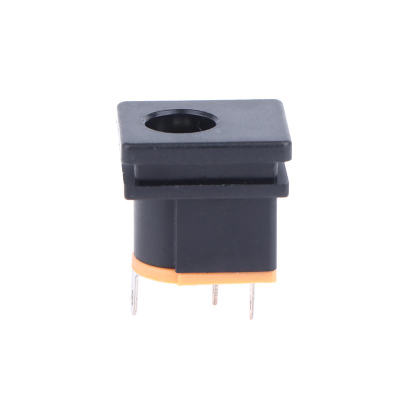 10Pcs DC Power Socket DC-015 Jack With Screw Hole 5.5-2.1MM/5.5-2.5MM Square Panel Mounting 5.5X2.1MM / 5.5X2.5MM