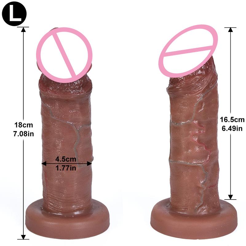 Realistic Dildo Silicone Soft Huge Adults Sex Toy for Women Suction Cup Big Dick Anal Plug Vaginal Small Penis Masturbators Gift