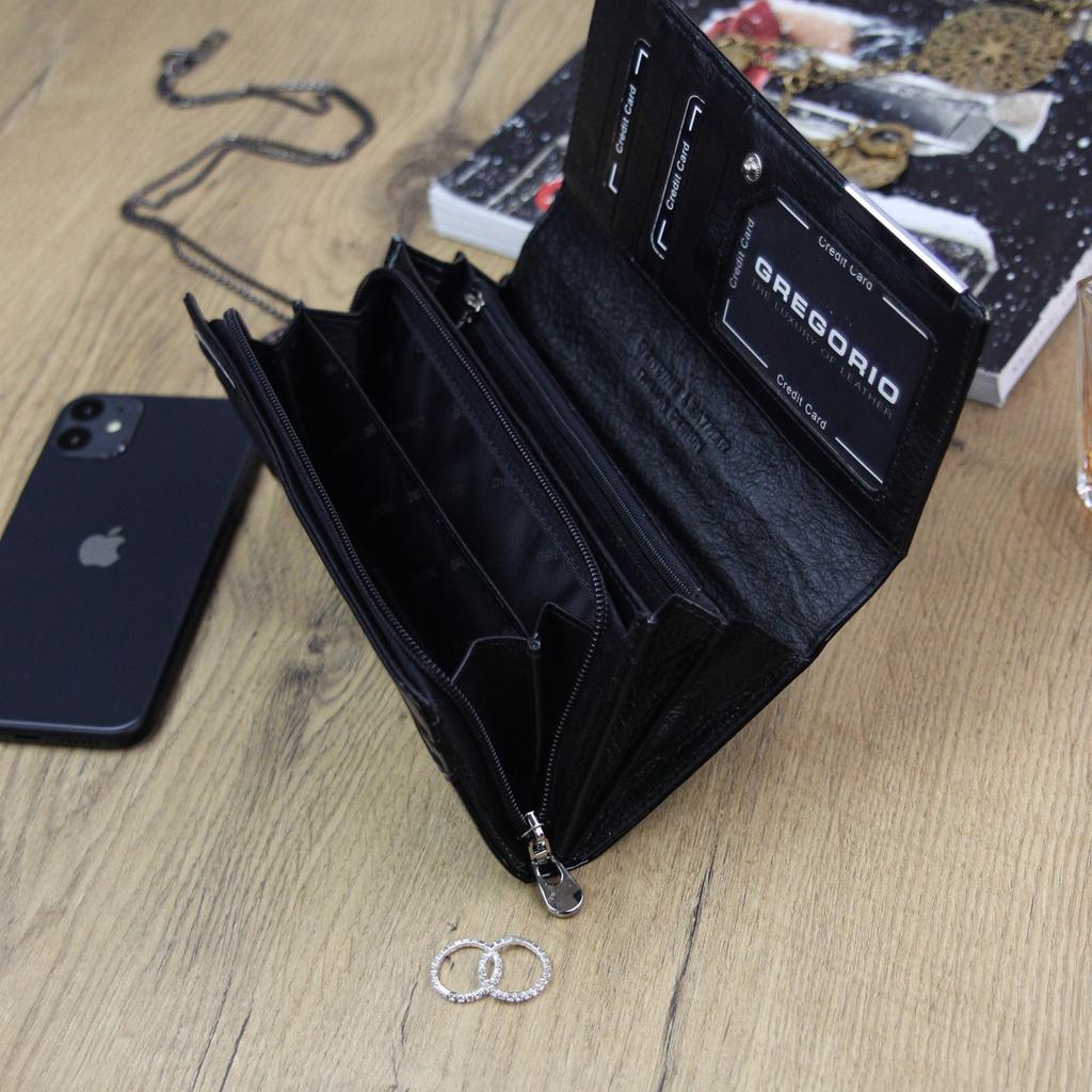 Leder Damen Geldbörse Gregorio BC-106