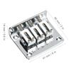 3 String Guitar Metal Tailpiece Bridge Parts Musical Instrument Accessory