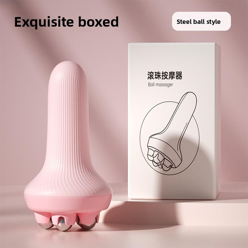 Multi-Purpose Muscle Painrelief Roller - Deep Tissue Massage Tools for Legs, Abdomen & Body Contouring PracticalDesign розовый