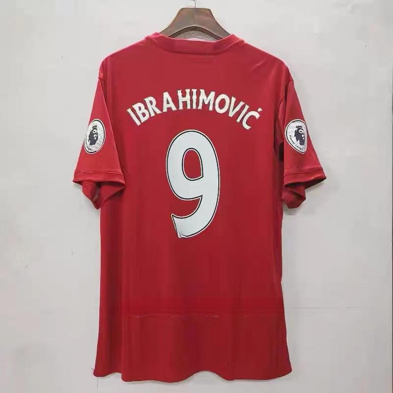 Vintage Jersey Football Uniform Classic Henry AC Ronaldo Rolca Beckham Jersey