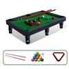 Gioco da tavolo Snooker con 2 stecche e palline Sport Snooker Portatile Sollievo dallo stress Giochi da scrivania per casa e ufficio