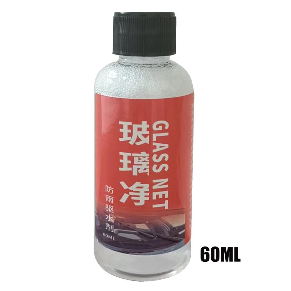 Car Glass Oil Film Stain Removal Cleaner Auto Glass Oil Film Remover with Sponge Towel Car Glass Cleaner Water Spots Remover