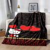 1pc. Hello Kitty Red Heart Balloons Patterned Blanket - Perfect for Home, Office, Outdoor Use, Gift Idea, Suitable for All Seasonsz041746