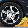 Portable Car Wheel Chock Anti Slip Tire Stop Block Heavy Duty Parking Wedge Truck Trailer RV Safety Portable Vehicle Accessory