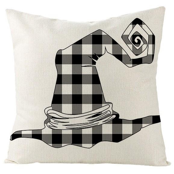 New Halloween Pillowcase Home Fabric Sofa Car Bedside Cushion Cover