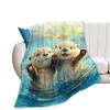 book-loving dragon digital-printed polyester Bedroom velvet flannel soft sofa cover blanket Fleece soft cover blankets for beds