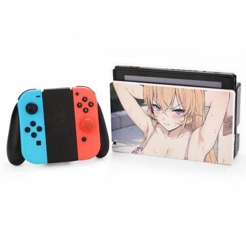 Switch Base Protective Case, Food Wars!: Shokugeki No Soma Erina Nakiri Underwear, Anime Dock Cover, Dustproof, Scratch-Resistant, Lightweight, Easy T