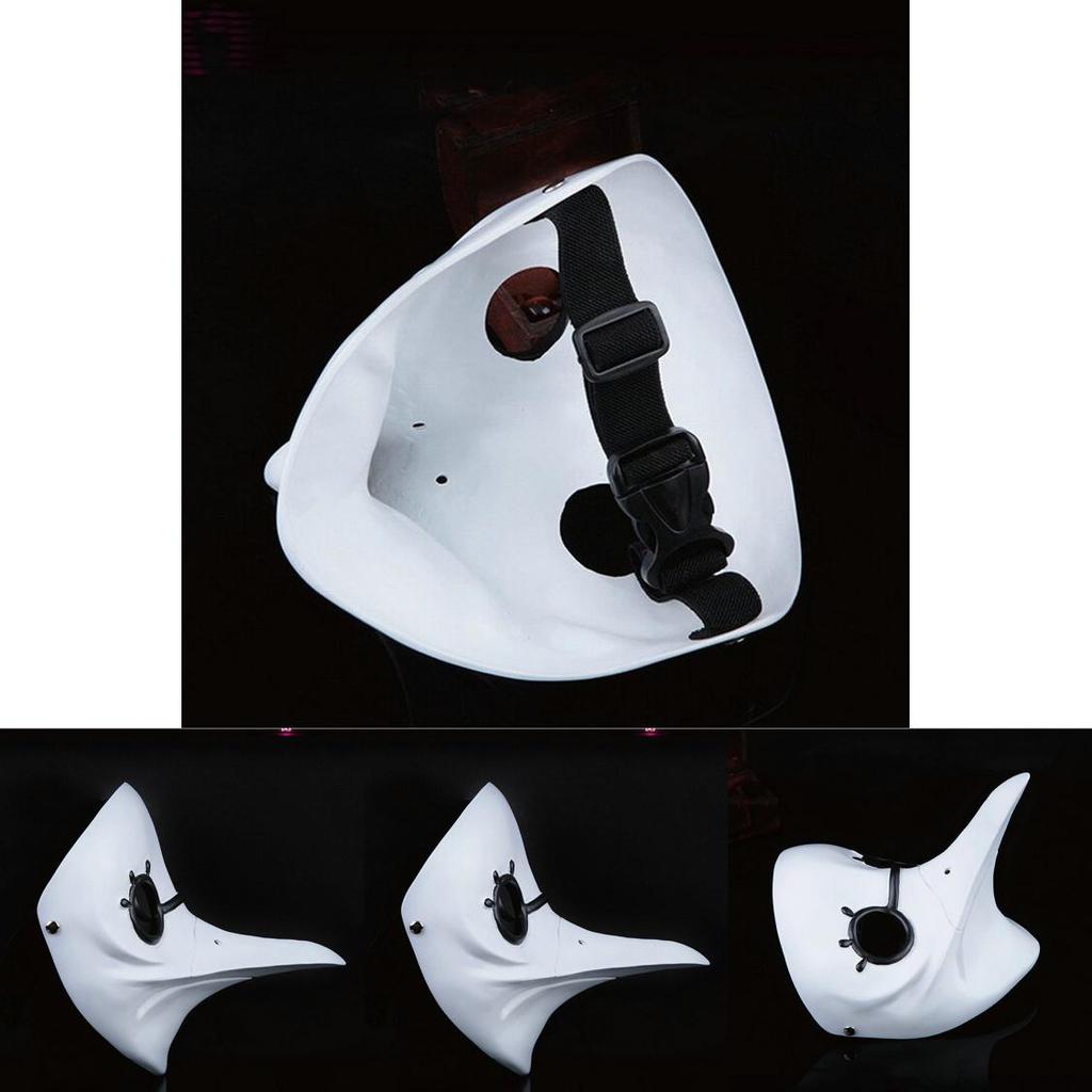 Unique Resin Plague Doctor Mask For Halloween Cosplay Fun And Festive Celebrations