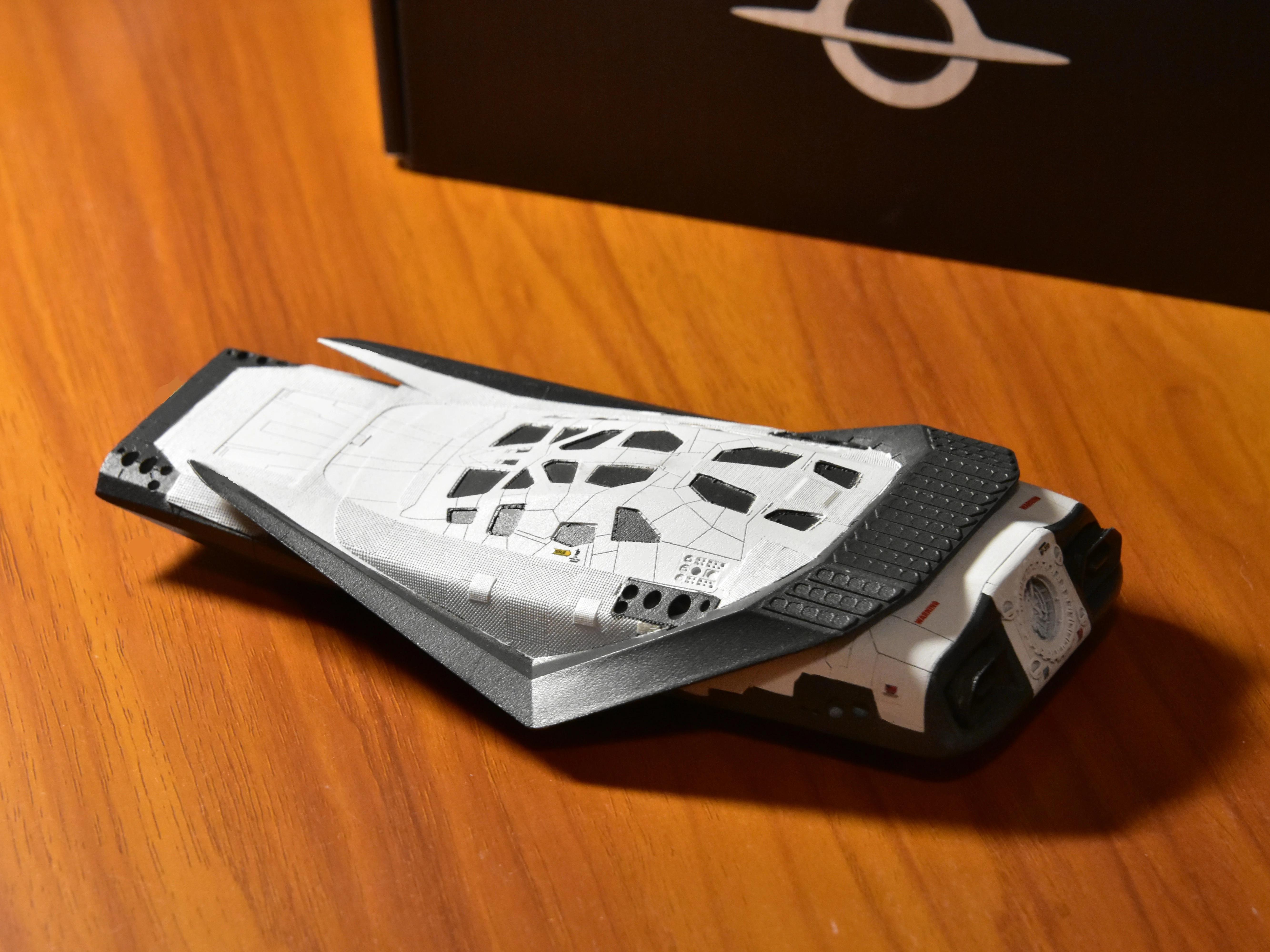New Interstellar Movie Model Ranger Spaceship Static Finished Model Collection Decoration Ornament Toy Christmas Gifts