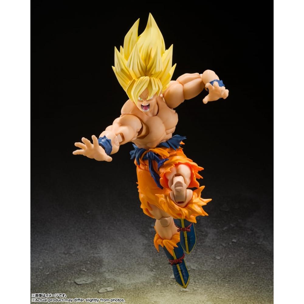 Bandai SPIRITS SHFiguarts Dragon Ball Super Saiyan Son Goku -Legendarisk Super Saiyan- Omtrent 145 mm ABS & PVC malt bevegelig figur