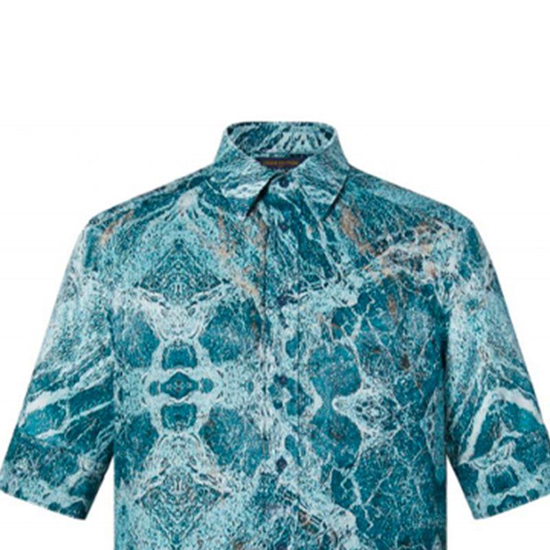 Louis Vuitton Shirt Men's Lake Blue 1A9782