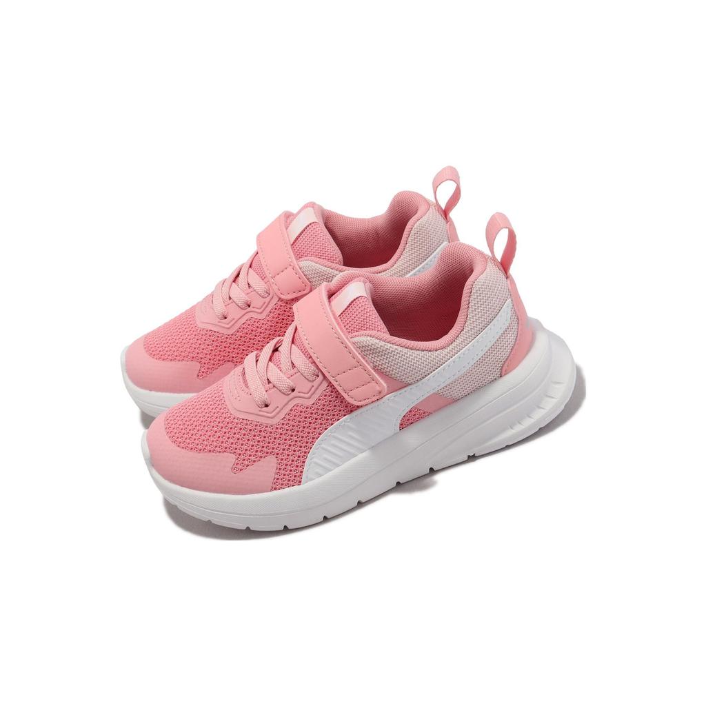 Puma Evolve Run Non-Slip Shock Absorbing Low-Top Kids Running Shoes Kids Running Shoes Pink 386239-11