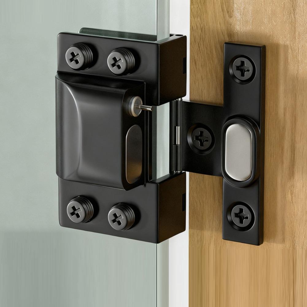 Zawiasy do drzwi szafki Stal nierdzewna Amortyzator hydrauliczny Bufor Cichy domyk Bezramowe Drzwi szklane Zacisk szafkowy Na drzwi 5-8mm Zawias do drzwi