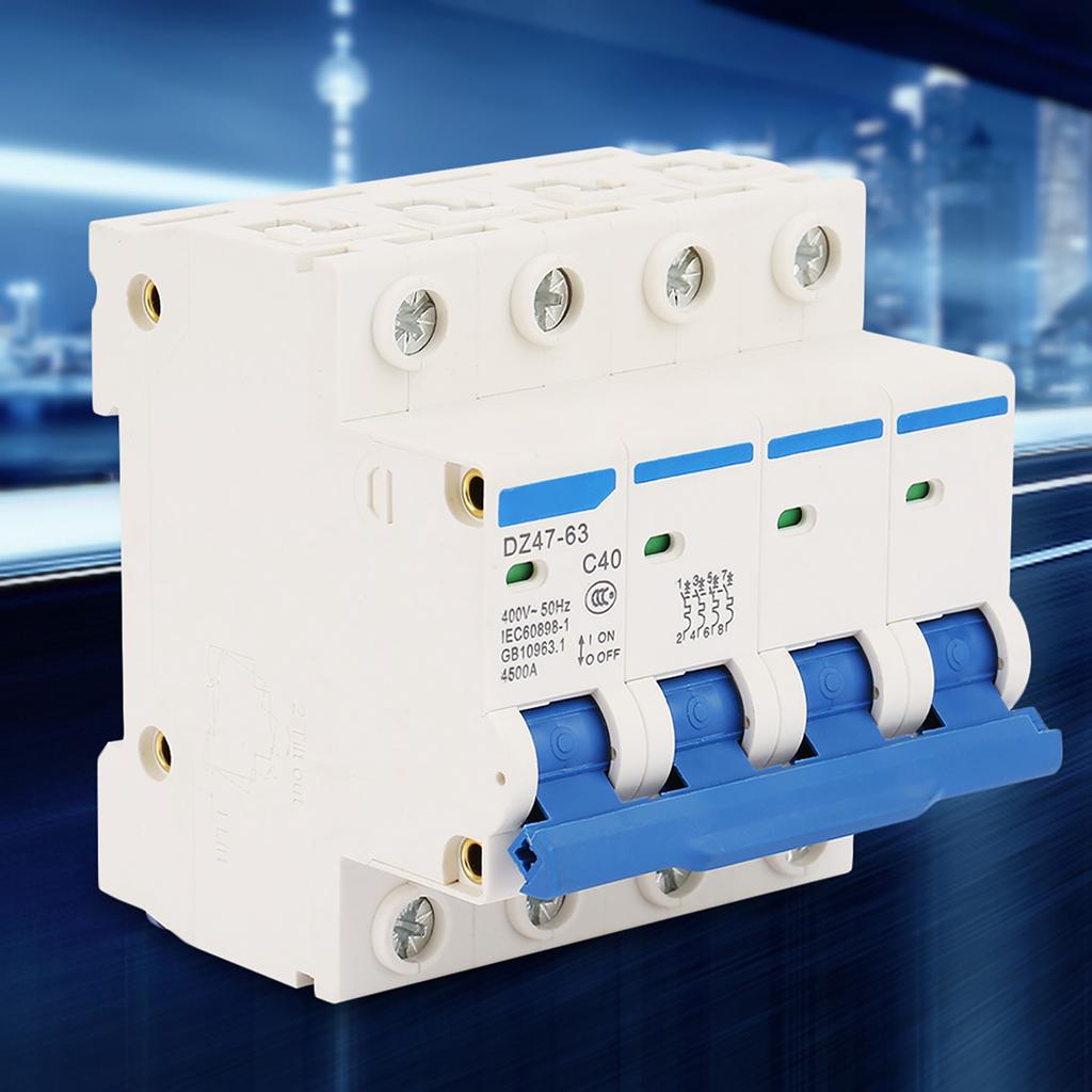 DZ47‑63 4P 40A 400V 50Hz Miniature Circuit Breaker