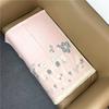 Trendy flower imitation cashmere scarf for women, double-sided long retro tassel warm shawl dual-purpose