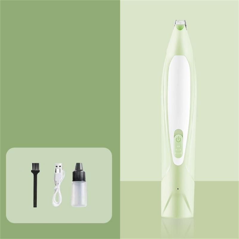 Cat Grooming Shaver with Light Low Noise USB Rechargeable Shaver Pet Hair Trimmers Set Suitable for Dogs Cats Long Hair