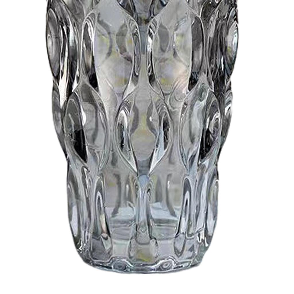Clear Glass Flower Vase, Thickened Crystal Vase for Decoration