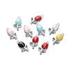 10Pcs/Lot 11.4*22.3mm Cartoon Alloy Tulip Shape Charms Loose Pendant For DIY Bracelet Necklaces Jewelry Making Accessories