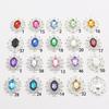 DIY Gift Box: Small 25x26mm Alloy Snap Button, Flat Bottom Rhinestone & Acrylic Rhinestone Button Accessories