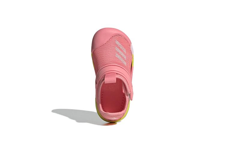 Adidas Slip Resistant Anti Kick Low top Toddler Shoes Pink Yellow Infant And Toddler GX5114