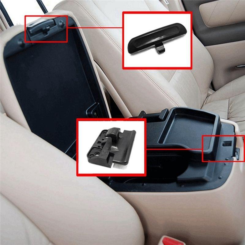 AM-Car Front Armrest Box Lock Latch Handle For Toyota Land Cruiser 100 LC100 UZJ100 1998-2007 Accessories Parts