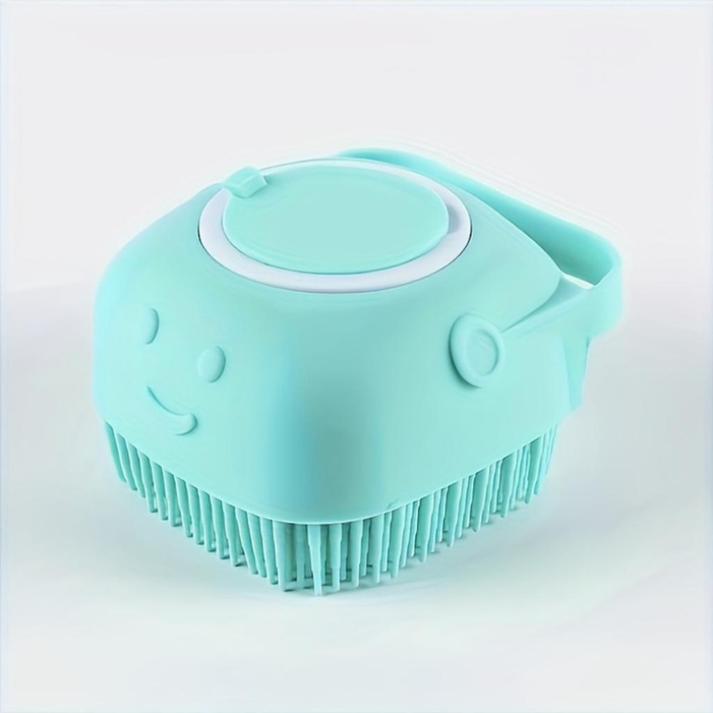 Pet Grooming Brush - Bristle Massage Design, Non-toxic and Easy To Clean, Ergonomic Handle with Detachable Top Cover for Easy Operation