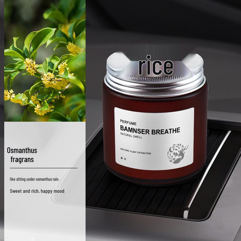High-End Car Air Freshener Solid Balm: Perfume Ornament and Odor Eliminator