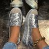 Woman Sneakers Lightweight Silver Gold Loafers New Flat Platform Women Casual Shoes Weave Designer Autumn Flats Sneakers Woman