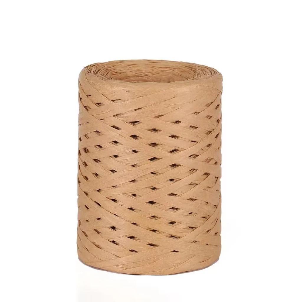 Handvävt Raffiagarn för Hattar och Väskor; Gör-det-själv Raffiastråmaterial.