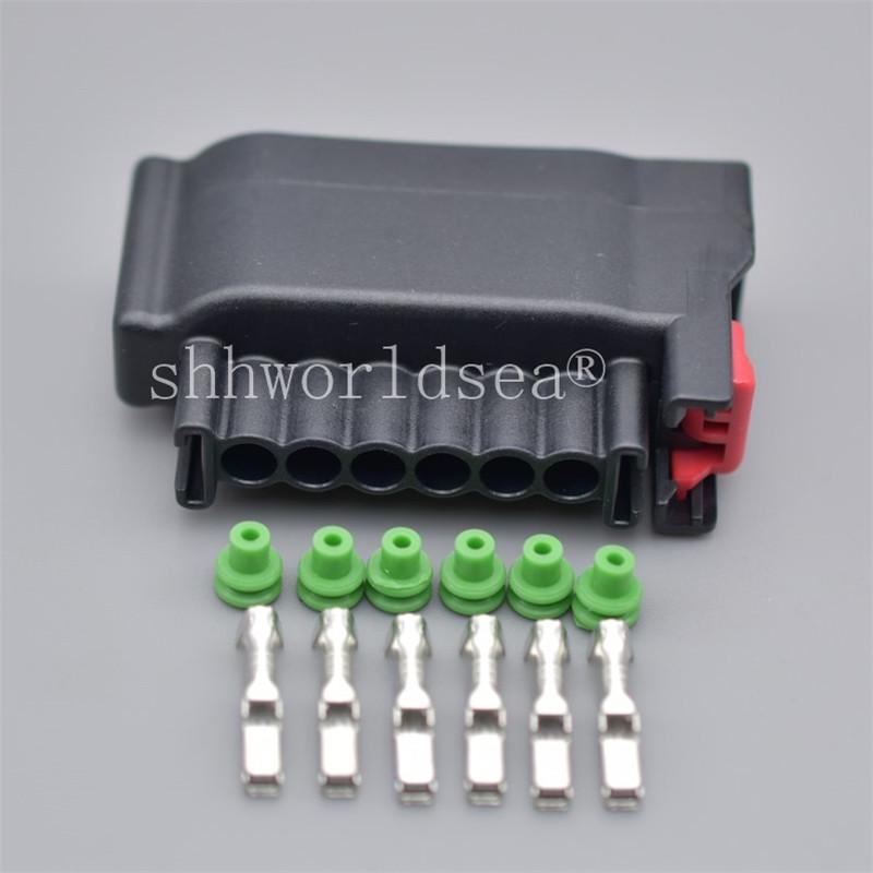 1Sets 6 Pin 4M51-9F836-BK Auto Accelerator Pedal Car Connector For Volvo For  Ford 1.6TDCI Accelerator Throttle Car 4M5T-14A464