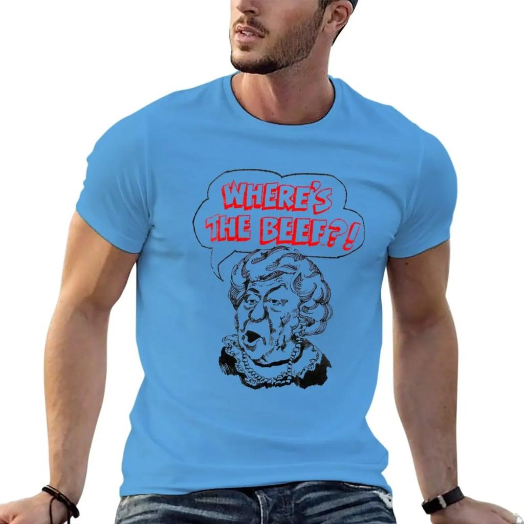 Where's The Beef! T-Shirt Short sleeve tee cute tops slim fit t shirts for