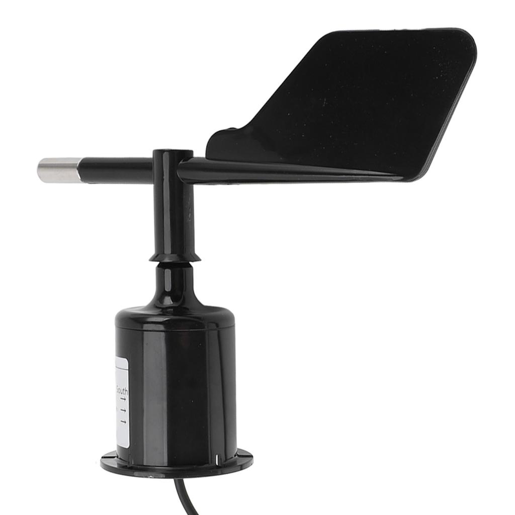 360 Degree Wind Direction Sensor Transmitter, ABS Wind Sensor Animometer Wind Direction Indicator Ideal for Outdoor Use Wind Measuring Supplies