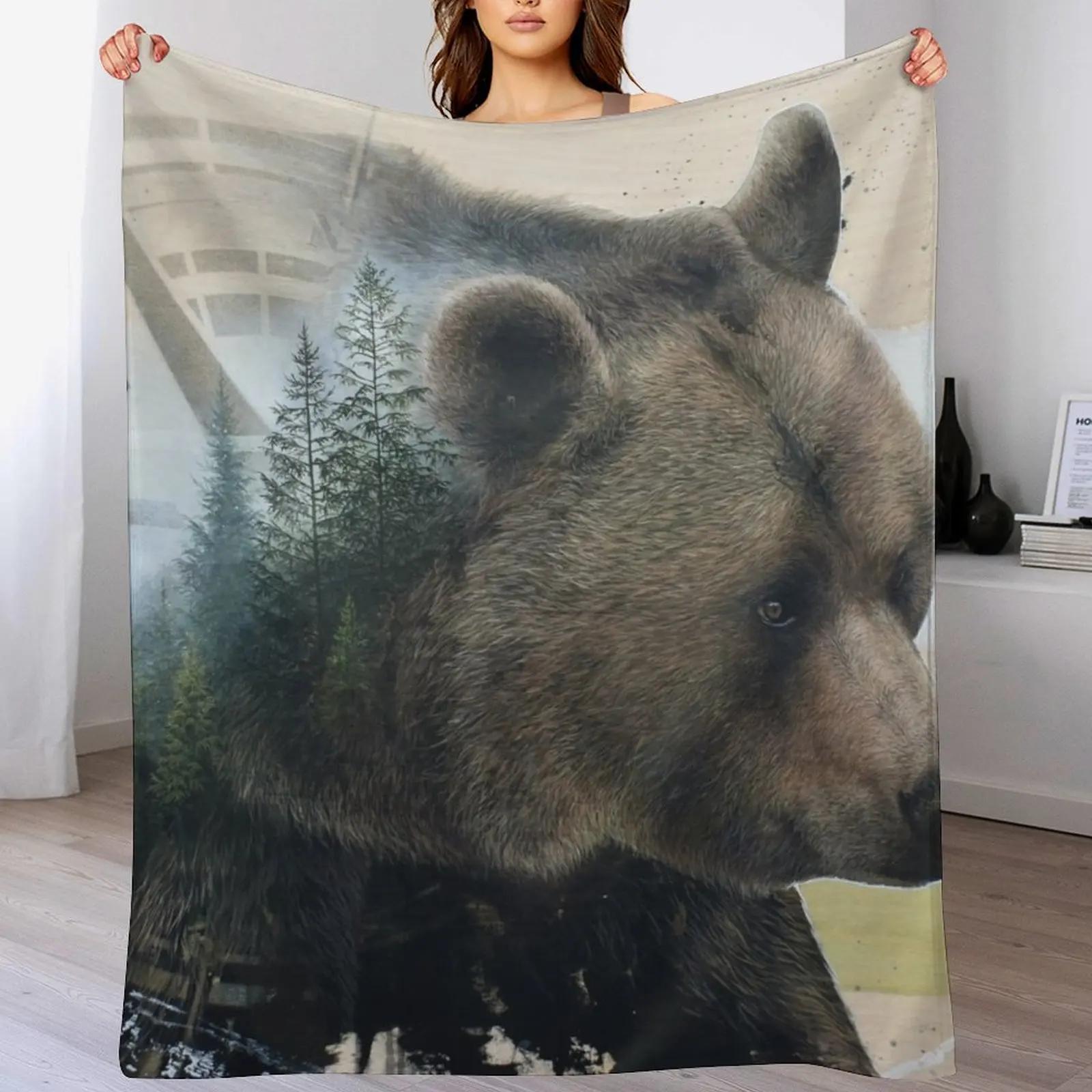 Making way for the unknown Throw Blanket Compact Warm Blanket for Car Road Trip 102x76cm(40x30in)