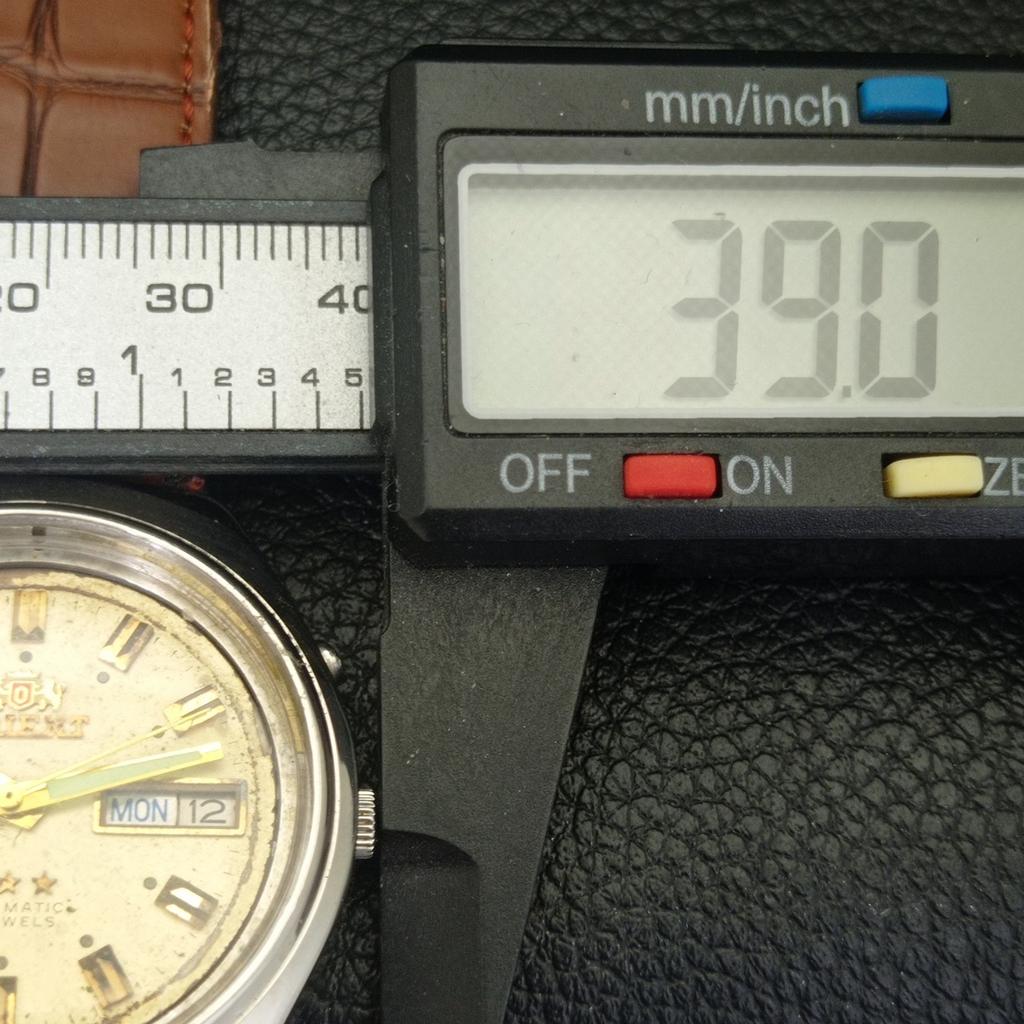 USED VINTAGE ORIENT AUTOMATIC 46941 JAPAN MENS ORIGINAL DIAL WATCH a702257-5 R123-a702257