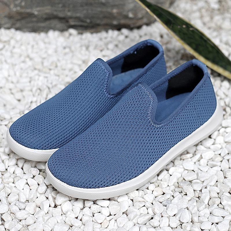 Fashion Anti-skid Casual Flats Shoes for Women Lightweight Slip-on Footwear Soft Comfort Wear-resistant Shoes Fashion Big Size 42