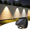 3 Colors RGBW Outdoor Wall Light Multicolor Solar Fence Lights New LED Solar Wall Light  Porch