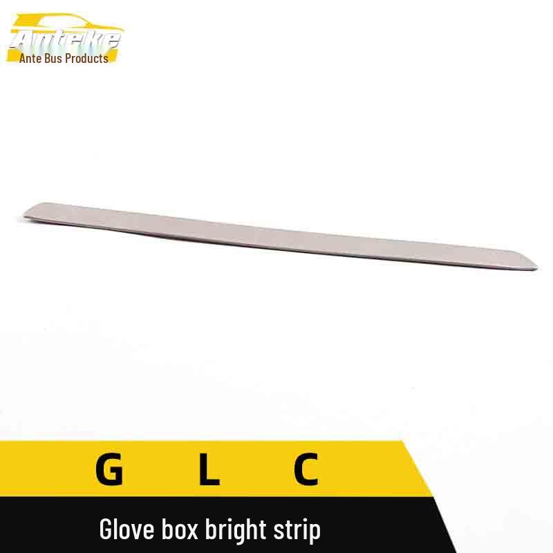 GLC Glove Box Bright Strip & Stainless Steel Center Console Decorative Sticker