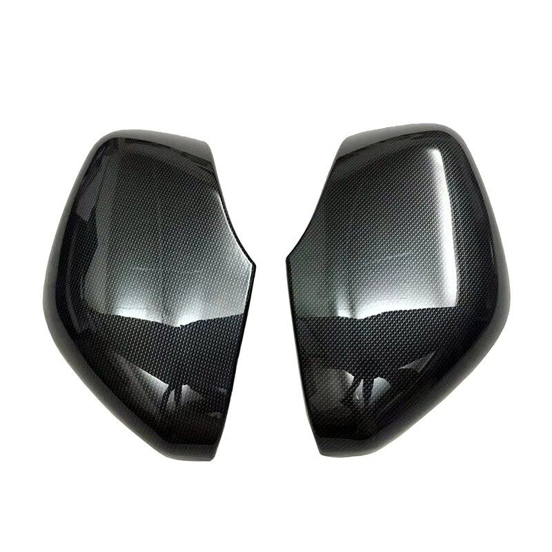 ABS Krom/Karbonutseende Sidespeil Deksel 2 stk For NIssan Patrol Armada Y62 Tilbehør 2017 2018