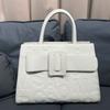 New Large Capacity Tote Bag for Women's Fashion Commuting, Embossed Women's Handbag, Single Shoulder Bag