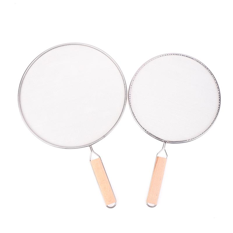 Cooking Frying Stainless Steel Anti Splatter Guard Oil Net Grease Splatter Screen Pan Mesh Guard Screen Splash Cover