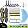 For Chuwi iLife A4 A4S A40 Polaris PVCR 0726 0826 0926 Side Main Brush Cover Hepa Filter Strainer Mop Spare Accessories