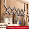 Over-the-Door Coat & Hat Rack with Hooks - No-Drill, Ready-to-Use Hanger for Clothes & Keys
